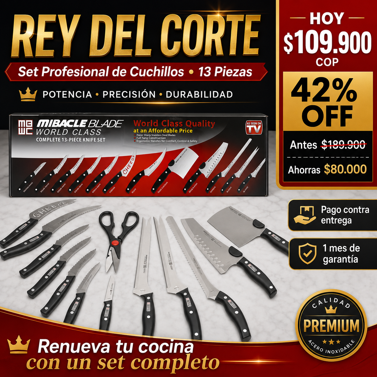 Set Maestro de Cuchillos — Más Precisión, Menos Esfuerzo