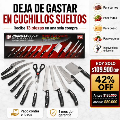 Set Maestro de Cuchillos — Más Precisión, Menos Esfuerzo